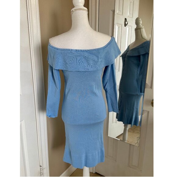 Women's Fall Open Shoulder Beautiful Knit Sweater Size 4 - Picture 5 of 5